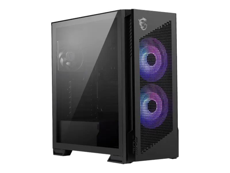 MSI MPG VELOX 300R Airflow PZ Midi Tower Gaming Gehäuse, Seitenfenster, Schwarz