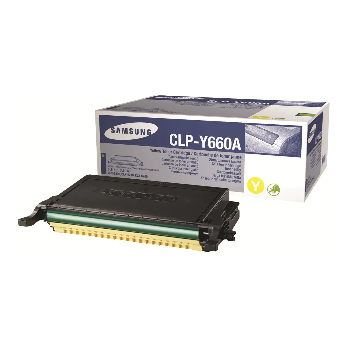 Samsung Toner CLP-Y660A/ELS Gelb 2.000 Seiten 1 Stück