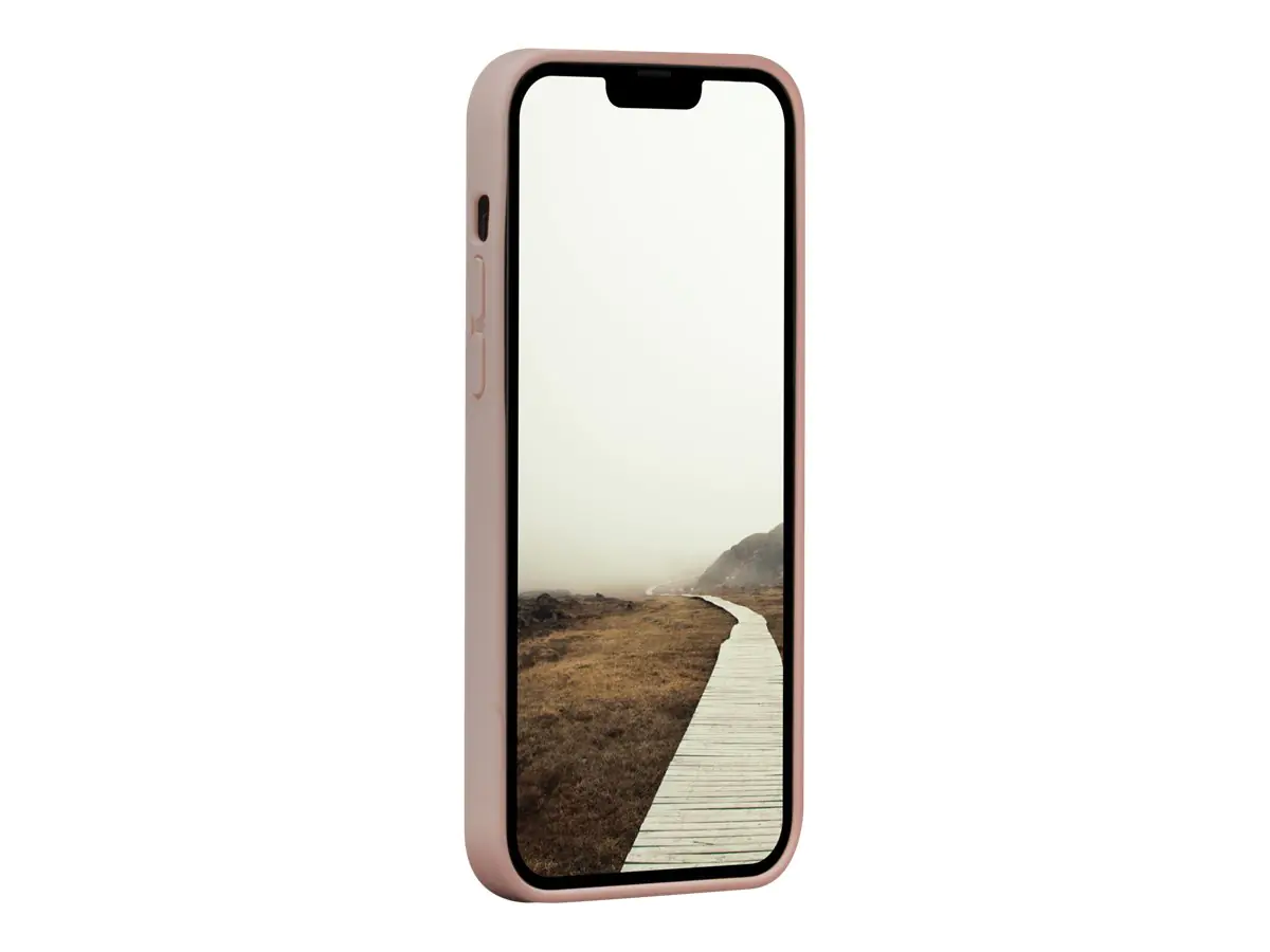 dbramante1928 Greenland - Hintere Abdeckung für Mobiltelefon - 100 % recycelter Kunststoff - rosa sandfarben - für Apple iPhone 14 Pro Max