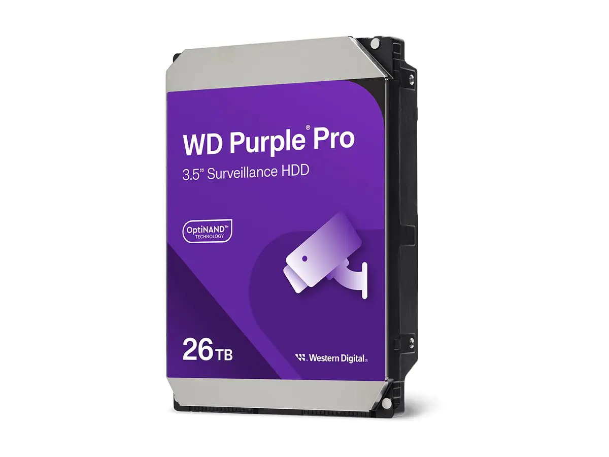 WD Purple Pro WD260PURP - Festplatte - 26 TB - Überwachung, intelligente Videoübertragung -