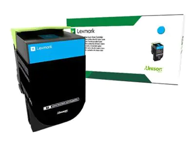 Lexmark 702C - Cyan - Original - Tonerpatrone LCCP, LRP - für Lexmark CS310dn, CS310n, CS410dn, CS410dtn, CS410n, CS510de, CS510dte