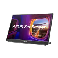 ASUS ZenScreen MB16QHG - LED-Monitor - 40.6 cm (16") (15.6" sichtbar) - tragbar - 2560 x 1600 WQXGA @ 120 Hz - IPS - 500 cd/m² - 1200:1 - DisplayHDR 400 - 5 ms - HDMI, 2xUSB-C - Grau