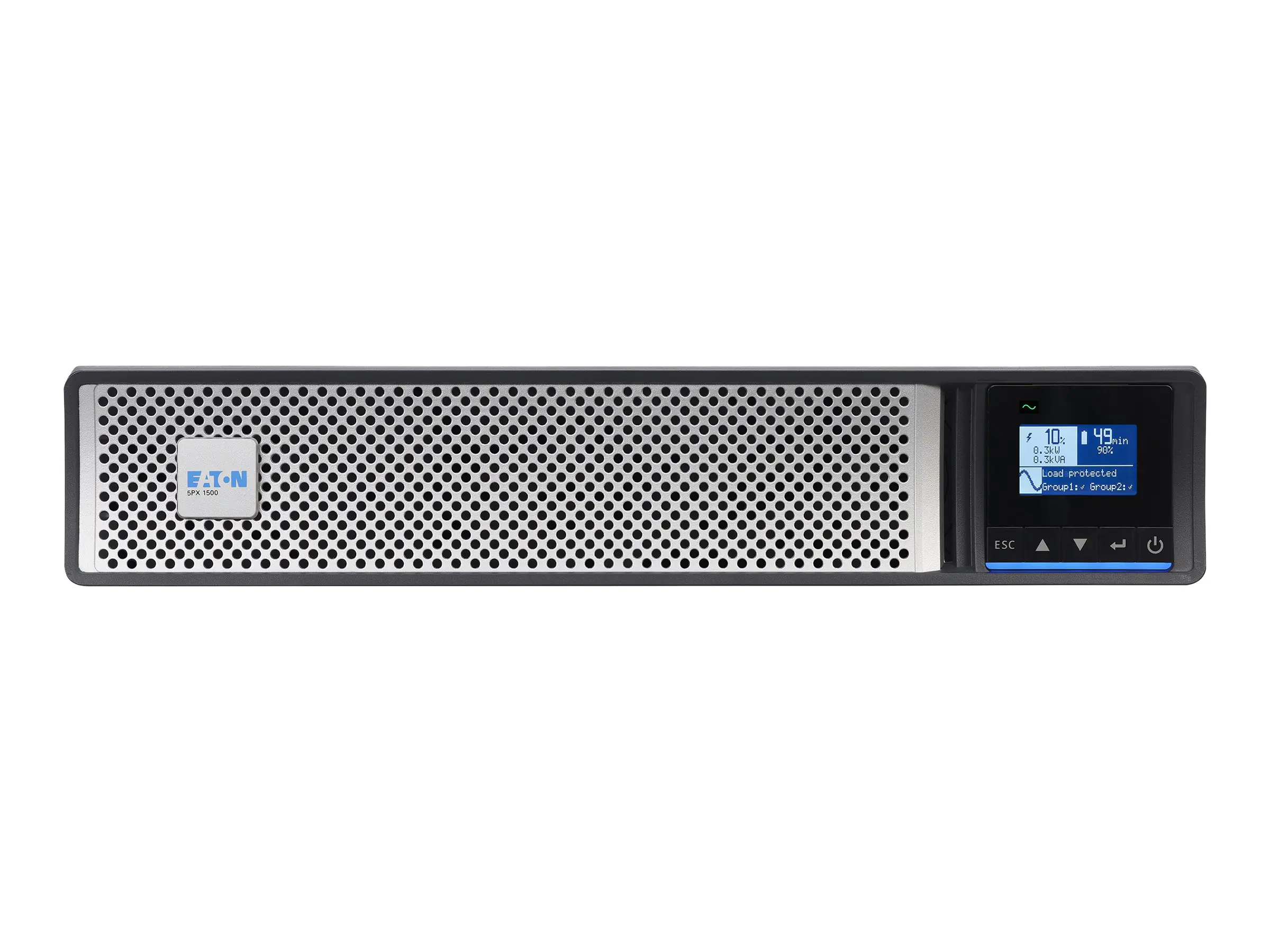 Eaton 5PX G2 - USV (in Rack montierbar/extern) - Wechselstrom 120 V - 1440 Watt - 1440 VA - RS-232, USB - Ausgangsanschl?sse: 8 - 2U - Schwarz, Silber