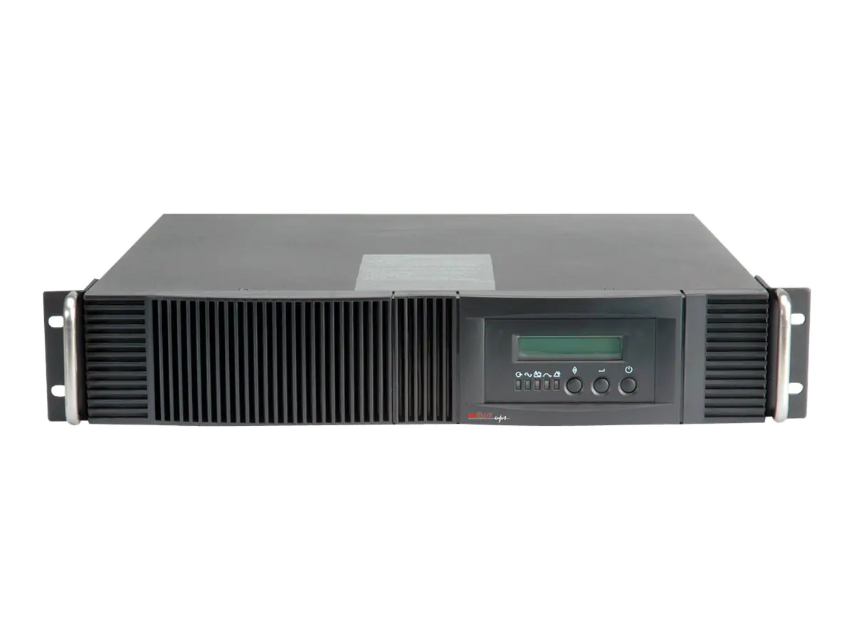 ROLINE ProSecure III 1500 RM2HE - USV (Rack - einbaufähig) - Wechselstrom 160 - 230 V - 1350 Watt - 1500 VA - RS-232, USB - Ausgangsanschlüsse: 4 - PFC - 2U - 48.3 cm (19") 19.40.1070