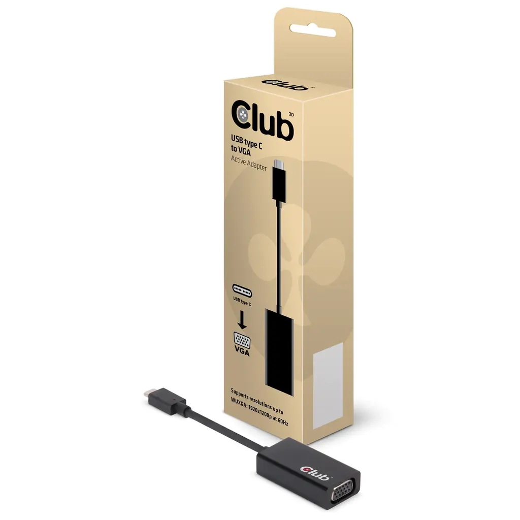 Club 3D - Externer Videoadapter - USB-C - VGA
