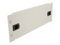 Delock Network Cabinet Blind Cover - Rack-Blindabdeckungsplatte - Grau - 2U - 25.4 cm (10")