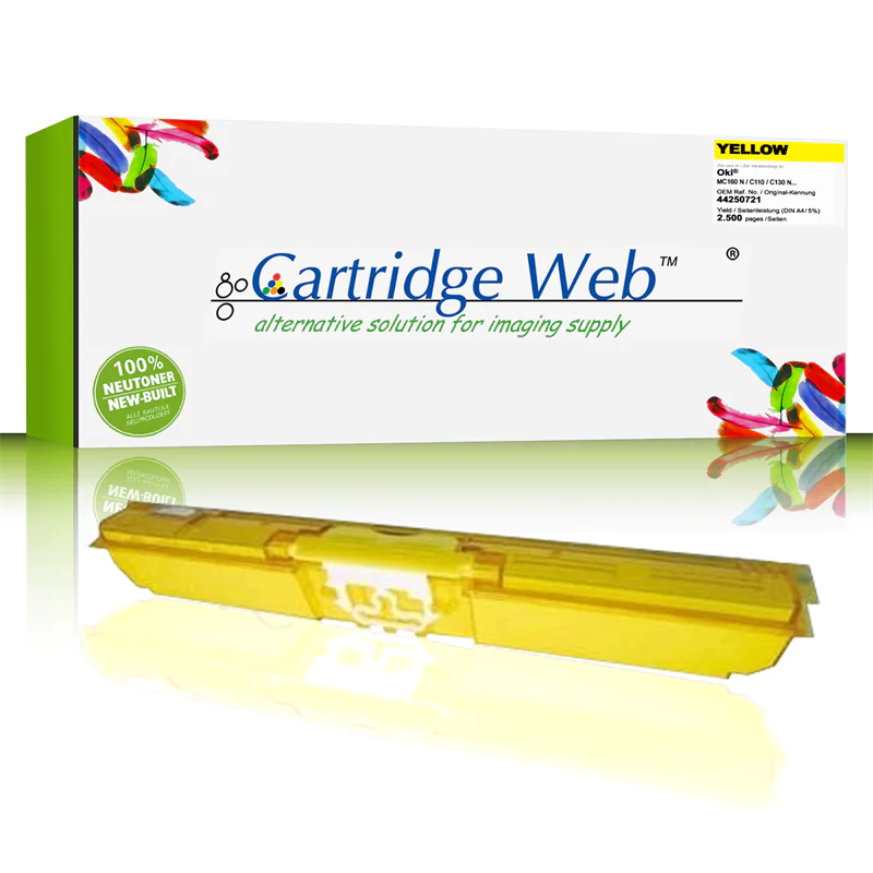 CartridgeWeb Toner kompatibel zu Oki 44250721 gelb 2.500 Seiten