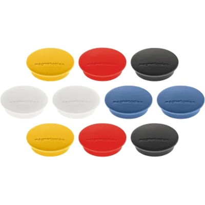 magnetoplan Magnet Discofix Junior 1662110 34mm sortiert 10 St./Pack.