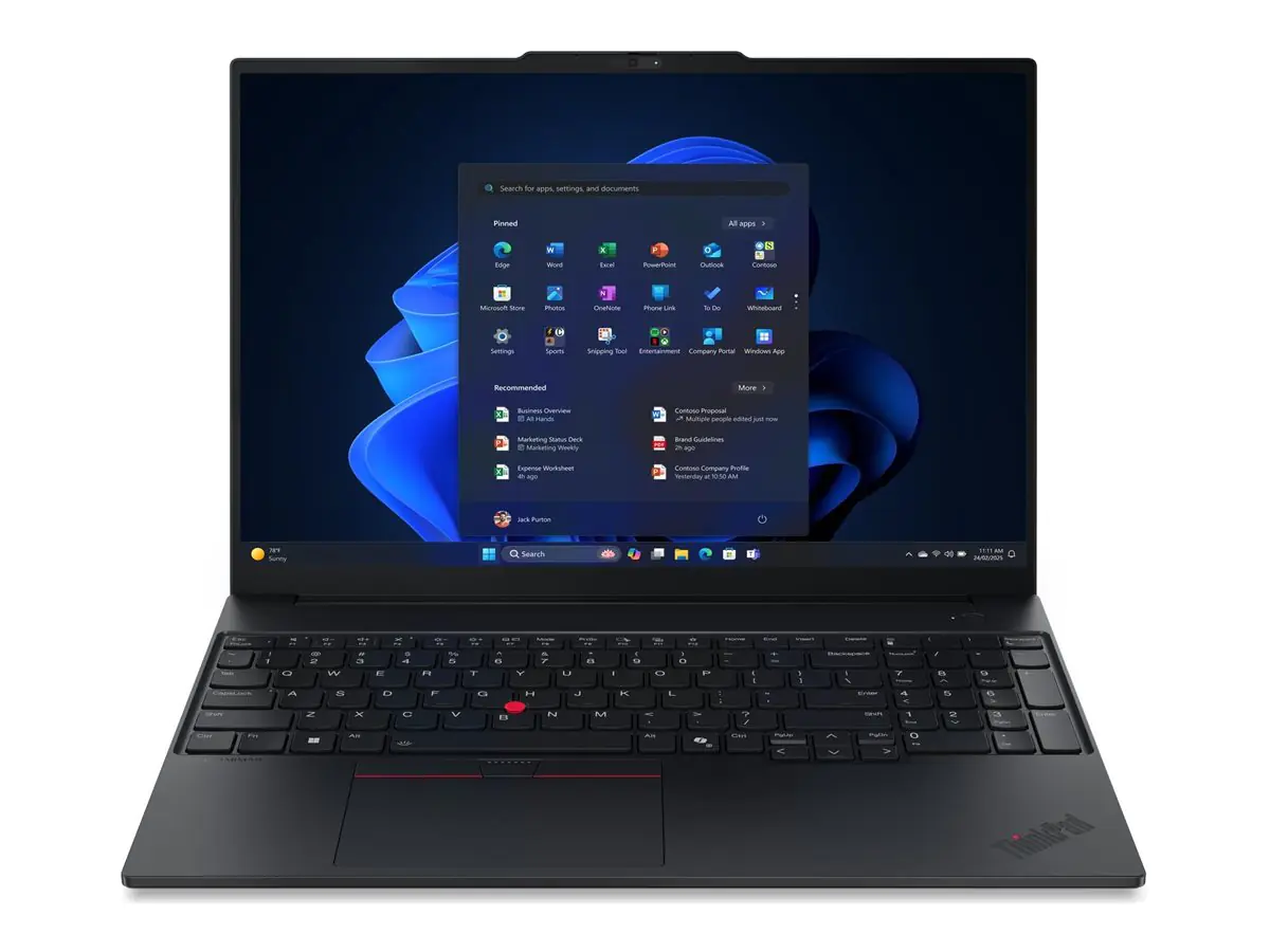 Lenovo ThinkPad E16 Gen 3 22AY - 180° -Scharnierdesign - Intel Core Ultra 7 258V - Win