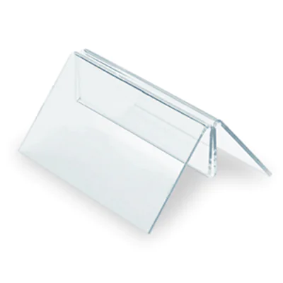 Deflecto® Tischaufsteller 15,1 x 4,2 x 5,7 cm (B x H x T) DIN A5 beidseitig verwendbar Acryl transparent