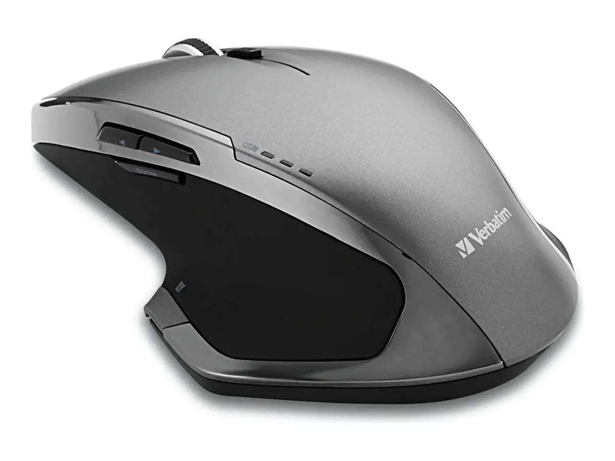 Verbatim Deluxe - Maus - 8 Tasten - kabellos - 2.4 GHz - kabelloser Empfänger (USB) 49041