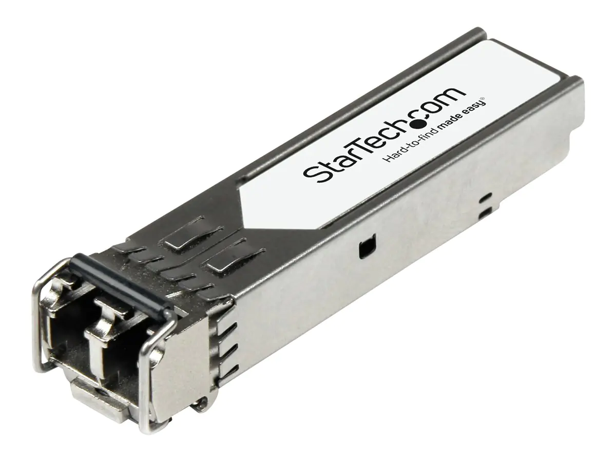 StarTech 10051-ST Transceiver Modul (SFP Module, 1000Base-SX Extreme Networks kompatibel, Glasfaser, 850nm, LC Multimode mit DDM) - SFP (Mini-GBIC)-Transceiver-Modul (gleichwertig mit: Extreme Networks 10051) - 1GbE - 1000Base-SX - LC Multi-Mode - bis zu