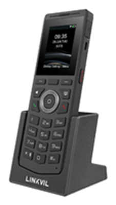 Fanvil W610W, IP-Mobiltelefon, Schwarz, Kabelloses Mobilteil, 4 Zeilen, 1000 Eintragungen, 5,08 cm (2")