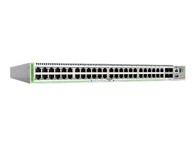 Allied Telesis CentreCOM AT-GS980MX/52 - Switch - L3 Lite - managed - 48 x 10/100/1000 + 4 x 1 Gigabit/10 Gigabit SFP+ (Uplink) AT-GS980MX/52-30