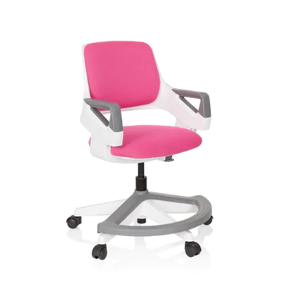 hjh OFFICE Kinderdrehstuhl KID FLEX Rolle hart gebremst (für Teppichboden) pink hjh OFFICE Kinderdrehstuhl KID FLEX Rolle hart gebremst (für Teppichboden) pink