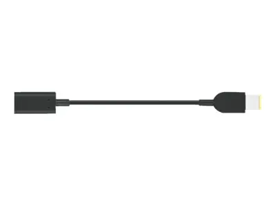 Lenovo USB-C to Slim-tip Cable Adapter - Adapter für Power Connector - 24 pin USB-C weiblich zu Stromversorgung männlich