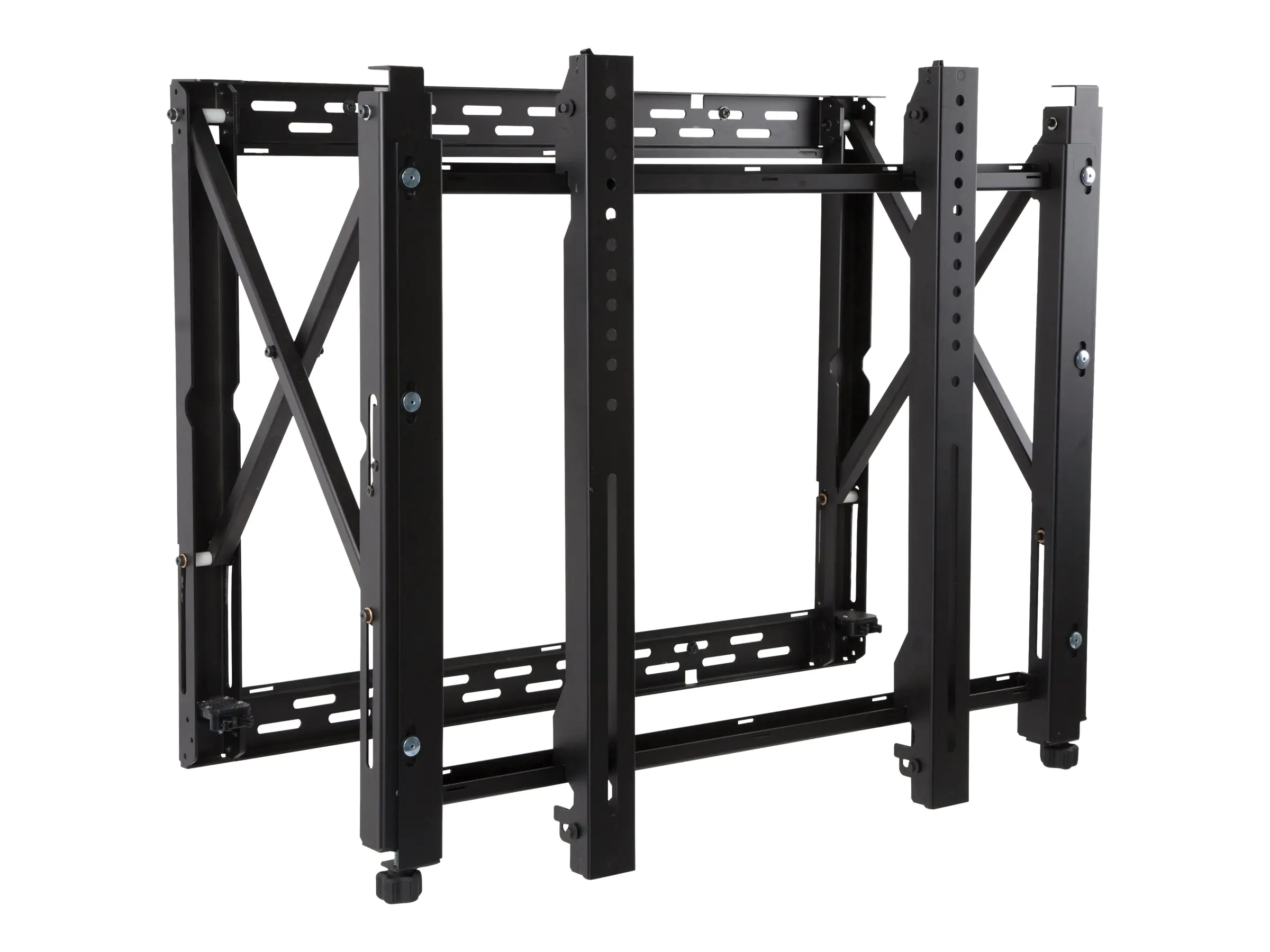 Peerless-AV SmartMount Full Service Video Wall Mount with Quick Release DS-VW795-QR - Befestigungskit (Wandmontage) - für Flachbildschirm - schwarze Pulverbeschichtung - Bildschirmgröße: 165.1-241.3 cm (65"-98") - Wandmontage