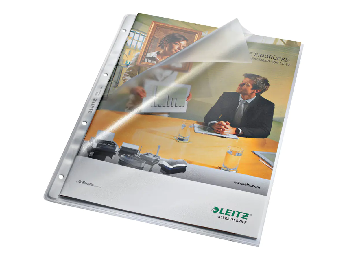 Esselte Leitz Premium - Oben und seitlich geöffnete Klarsichthülle - für A4 (210 x 297 mm) 4797-00-00