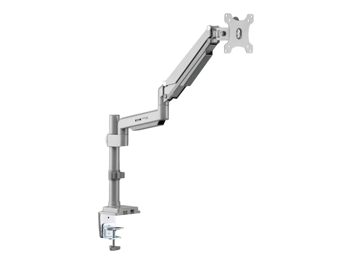Tripp Single-Display Flex-Arm Desktop Clamp for 17" to 32" Flat-Screen Displays - USB and Audio Po