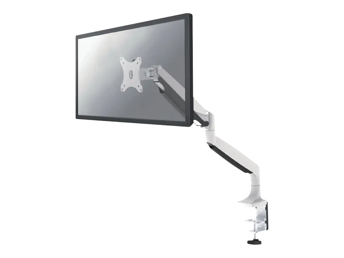 NewStar NeoMounts NM-D750 - Befestigungskit für LCD-Display (full-motion) - weiß - Bildschirmgröße: 25.4-81.3 cm (10"-32") - Klemmmontage, Tülle, Tischmontage