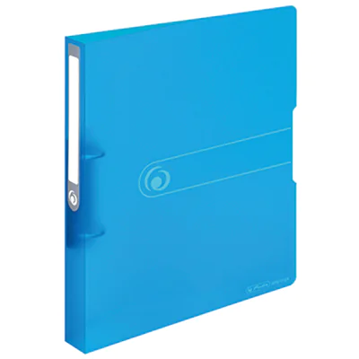 Herlitz 11205762, A4, Rundring, Lagerung, Polypropylen (PP), Blau