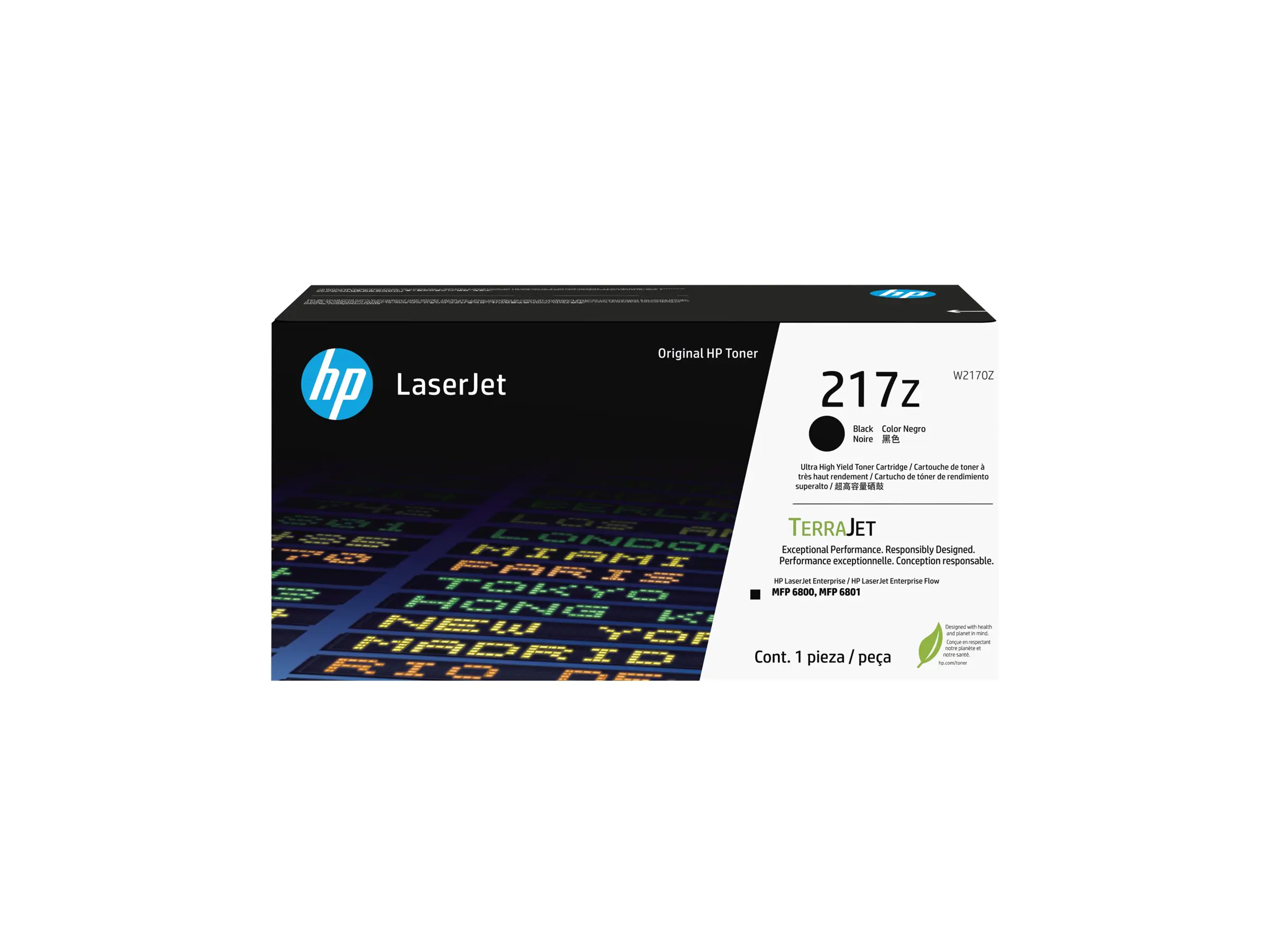 HP 217Z - Hohe Ergiebigkeit - Schwarz - original - LaserJet - Tonerpatrone (W2170Z) - für Color LaserJet Enterprise MFP 6800; LaserJet Enterprise Flow MFP 6800