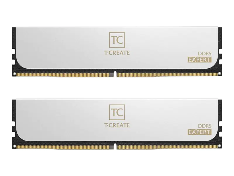 T-CREATE EXPERT - DDR5 - Kit - 32 GB: 2 x 16 GB - DIMM 288-PIN - 7200 MHz / PC5-57600 - CL34 - 1.4 V - on-die ECC - weiß