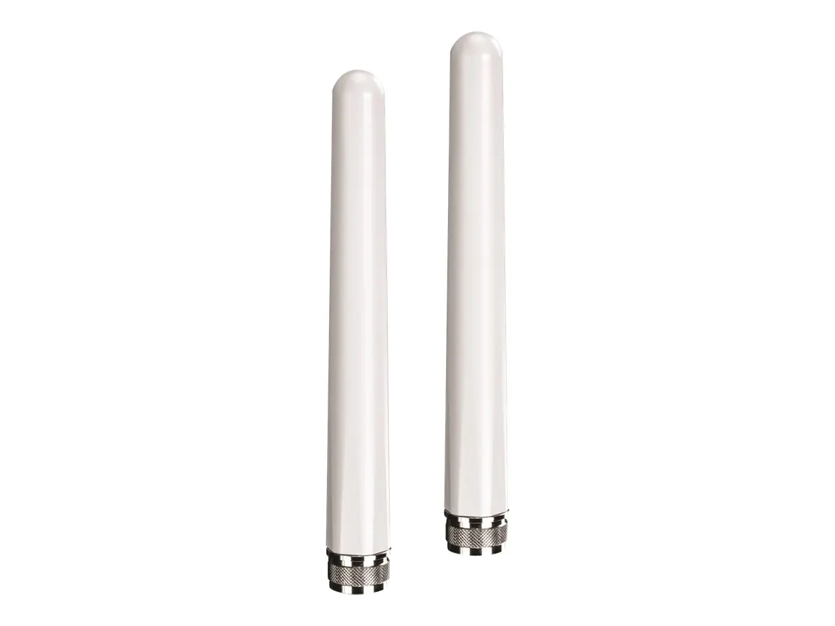 Trendnet TEW AO57 5/7 dBi Outdoor Dual Band Omni Antenna Kit - Antenne - Wi-Fi - 7 dBi (für 5 GHz), 5 dBi (für 2,4 GHz) - ungerichtet - außen - TAA-konform (Packung mit 2)