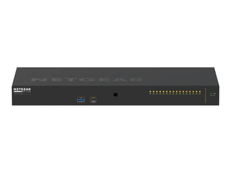 NETGEAR AV Line M4250-16XF - Switch - L3 - managed - 16 x 10 Gigabit SFP+ - Seite-zu-Seite-Luftstrom - an Rack montierbar