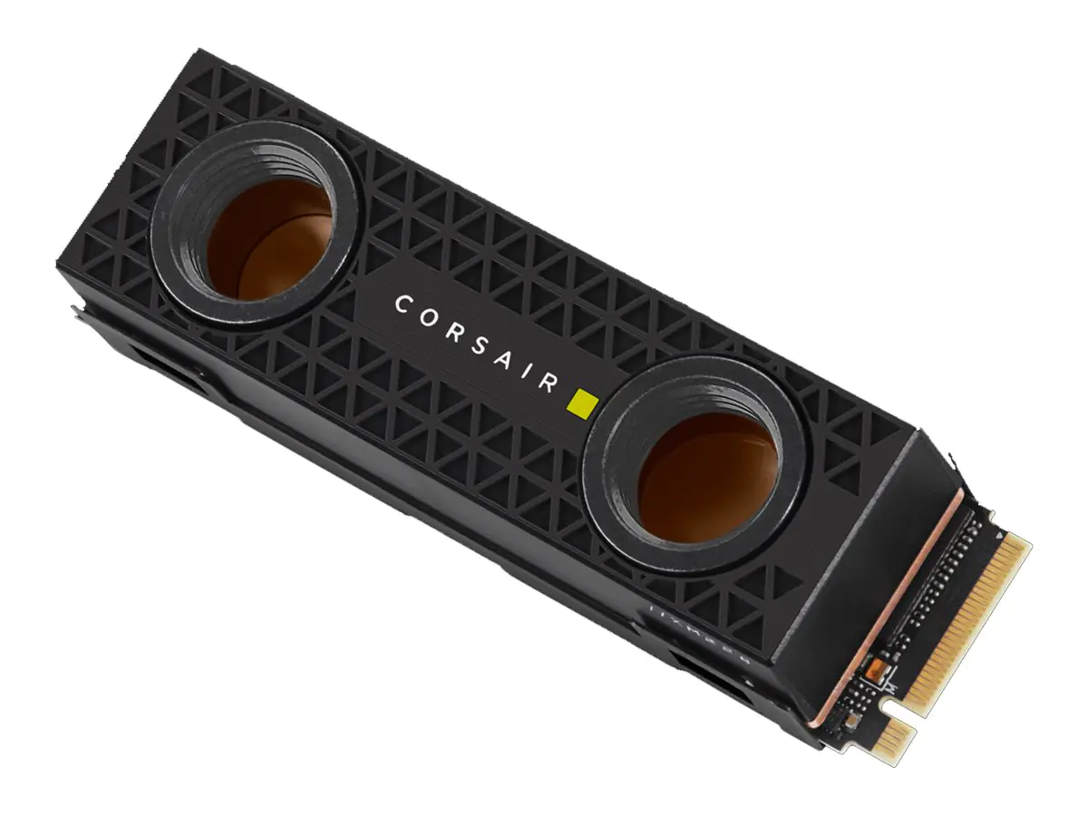 CORSAIR MP600 PRO XT - Hydro X Edition - SSD - verschlüsselt - 2 TB - intern - M.2 2280 - PCIe 4.0 x4 (NVMe) - 256-Bit-AES - Schwarz