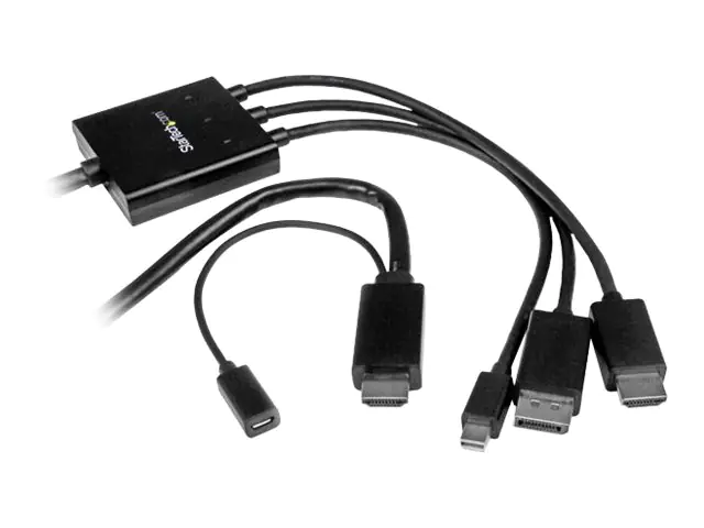 StarTech.com Video-/ Audioadapter HDMI DisplayPort 2 m - Schwarz - DPMDPHD2HD