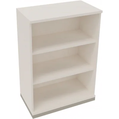 Regal 3OH B800xT442xH1133mm Silberaluminium/Weiß