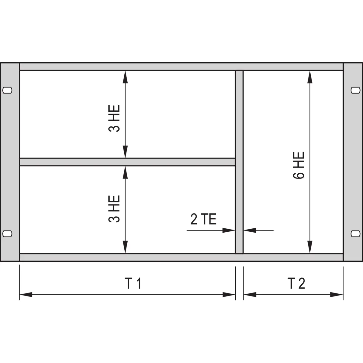 SCHROFF 24562440 19 Zoll Baugruppenträger 1 St.