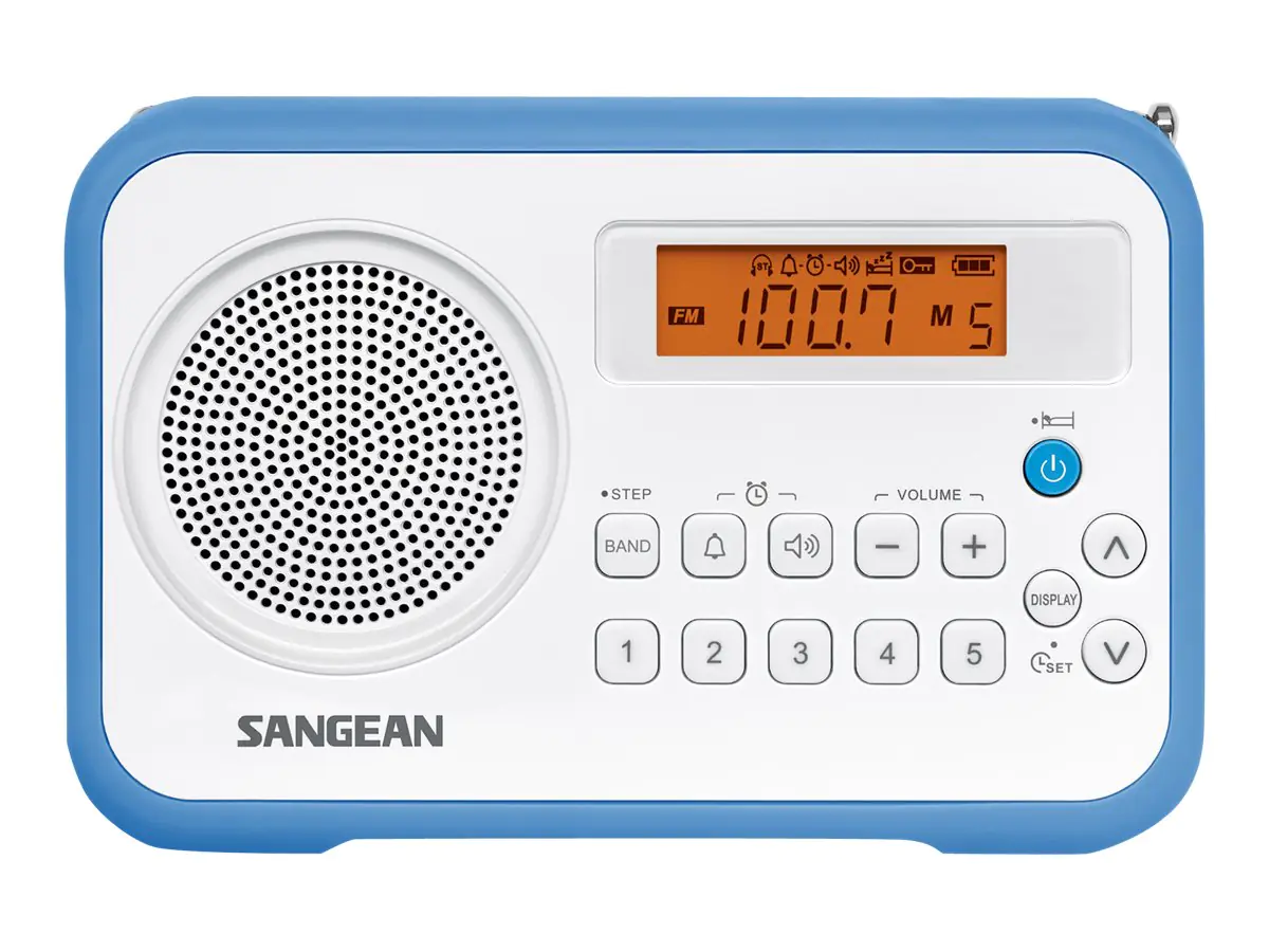 Sangean Electronics Sangean-PR-D18 - Radio - 1 Watt - weiß, Blau