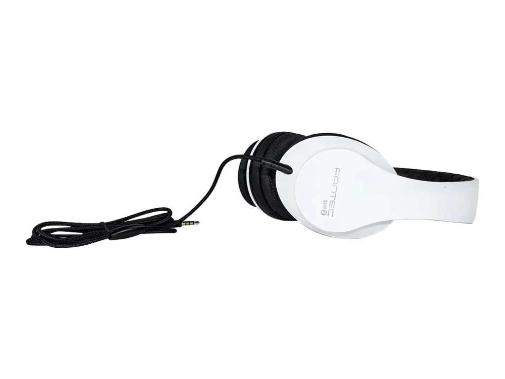 Fantec SHP-3 - Headset - On-Ear - kabelgebunden - Geräuschisolierung - Schwarz, weiß