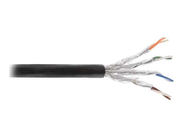 InLine - Bulkkabel - 50 m - SFTP, PiMF - CAT 7a - Schwarz