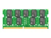 Synology - DDR4 - Modul - 16 GB - SO DIMM 260-PIN - 2666 MHz / PC4-21300 - 1.2 V - ungepuffert - ECC - für Deep Learning NVR DVA3219 Synology - DDR4 - Modul - 16 GB - SO DIMM 260-PIN - 2666 MHz / PC4-21300 - 1.2 V - ungepuffert - ECC - für Deep Learning NVR DVA3219