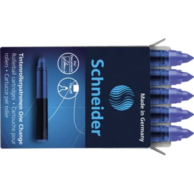 Schneider Tintenrollermine One Change 185403 0,6mm bl 5 St./Pack. Schneider Tintenrollermine One Change 185403 0,6mm bl 5 St./Pack.