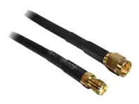 Delock Antennenkabel SMA SMA 88444 5.00 m Schwarz