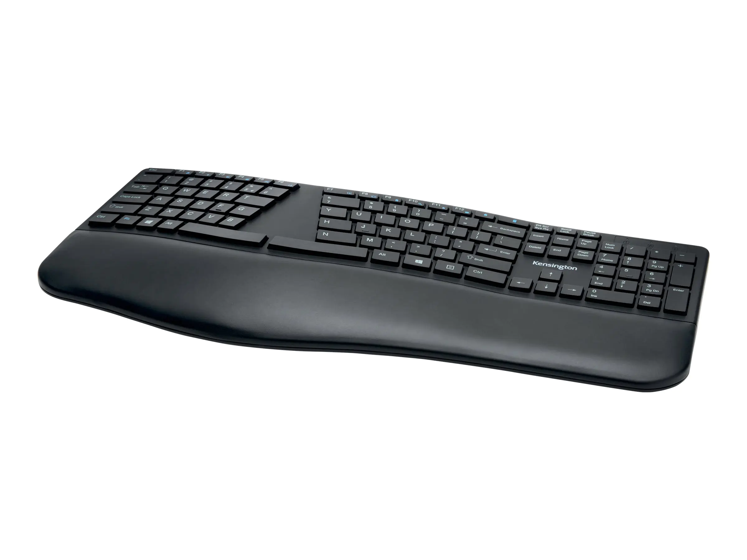 Kensington Pro Fit Ergo Wireless Keyboard - Tastatur - kabellos - 2.4 GHz, Bluetooth 4.0 - Deutsch - Schwarz Kensington Pro Fit Ergo Wireless Keyboard - Tastatur - kabellos - 2.4 GHz, Bluetooth 4.0 - Deutsch - Schwarz