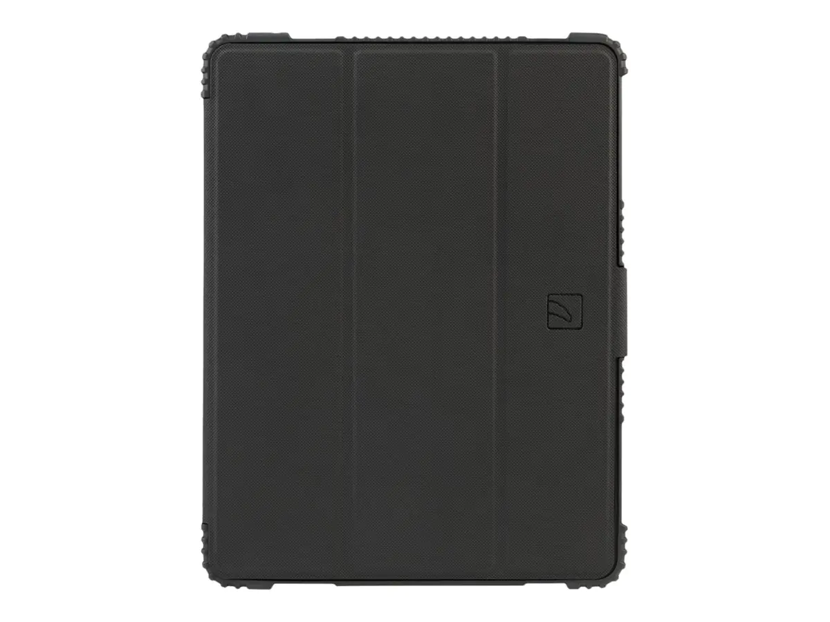 Tucano Educo - Flip-Hülle für Tablet - widerstandsfähig - Polycarbonat, Thermoplastisches Polyurethan (TPU) - Schwarz, durchsichtig - für Apple 10.2-inch iPad (7. Generation, 8. Generation, 9. Generation)