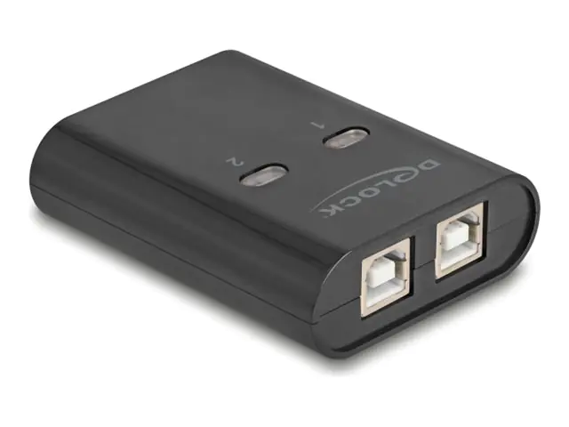 Delock USB-Umschalter für die gemeinsame Nutzung von Peripheriegeräten