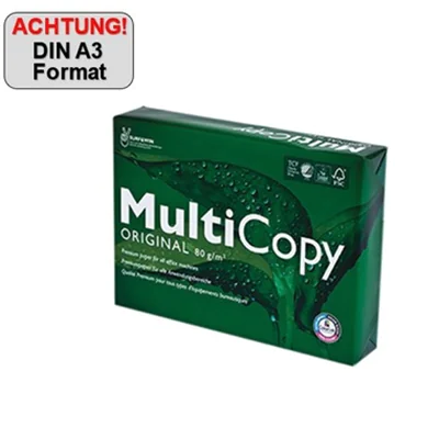 Multicopy the Reliable Paper Kopierpapier 157074 DIN A3 weiß Multicopy the Reliable Paper Kopierpapier 157074 DIN A3 weiß