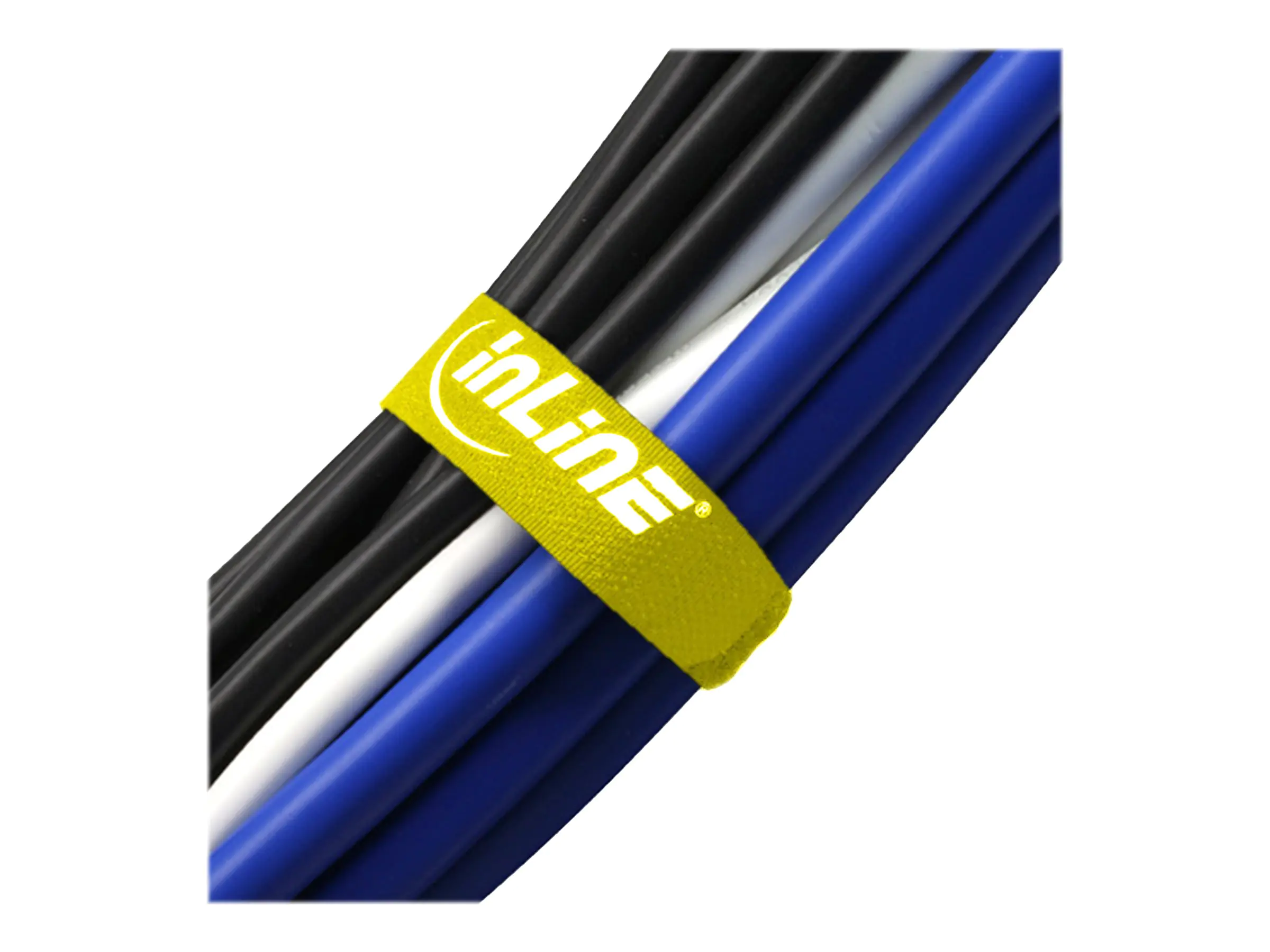 InLine - Kabelbinder - 20 mm - 30 cm - Gelb (Packung mit 10)