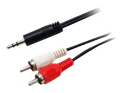 equip - Audiokabel - RCA x 2 männlich zu mini-phone stereo 3.5 mm männlich - 2.5 m