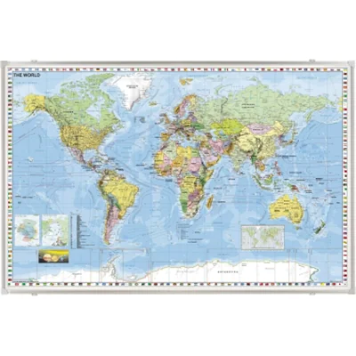 Franken Kartentafel KA600W 140x100cm Weltkarte 1:33.000.000 Franken Kartentafel KA600W 140x100cm Weltkarte 1:33.000.000