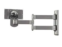 B-TECH BT 7515 - Befestigungskit (Wandmontage, Doppelarm) - für LCD-Display - Silber -