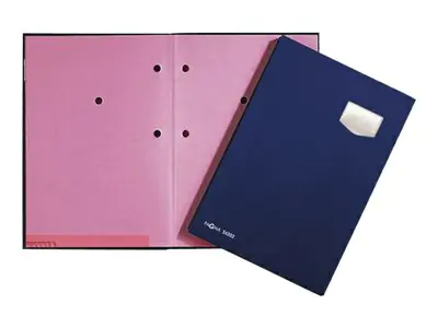 PAGNA Unterschriftenmappe de Luxe 24102-01 DIN A4 10Fächer Pappe rt