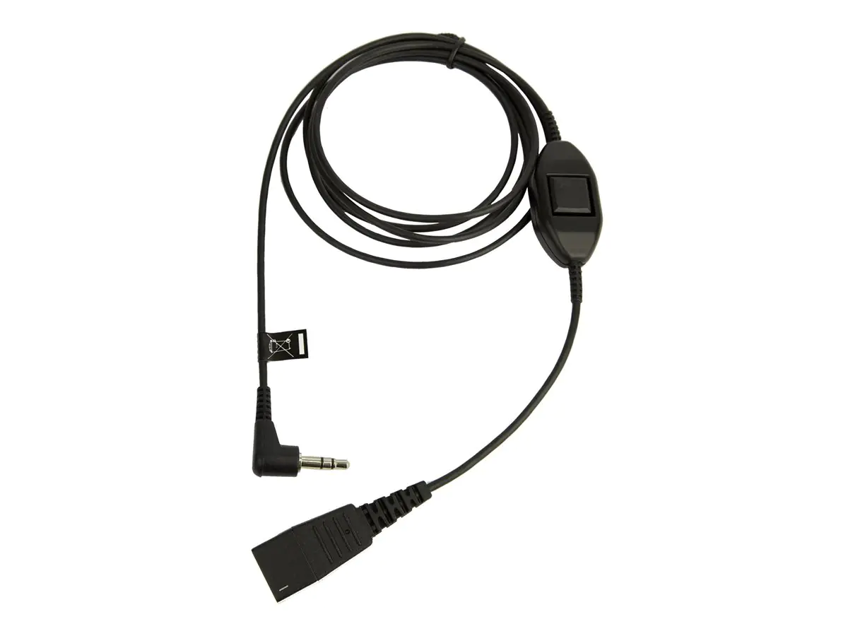 Jabra - Headset-Kabel - Quick Disconnect männlich zu mini-phone stereo 3.5 mm männlich - für Alcatel 8 Series IPTouch 4038, 4068