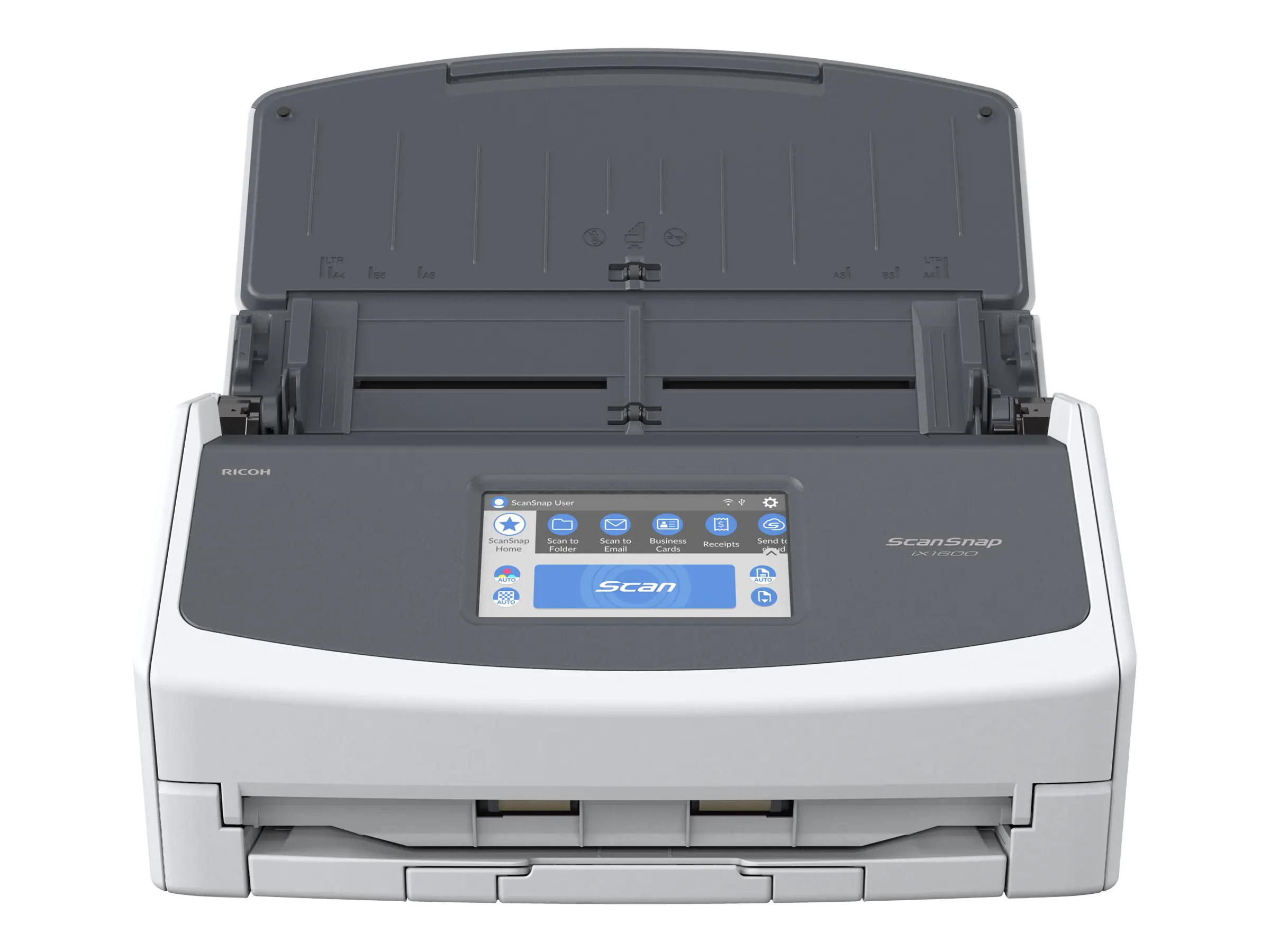Ricoh ScanSnap iX1600 - Dokumentenscanner - Dual-CIS - Duplex - 279 x 432mm - 600 dpi x 600 dpi - bis zu 40 Seiten/Min. (einfarbig) PA03770-B401